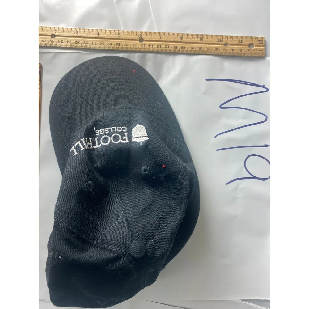 Foothill College‎ Black Embroidered Baseball Cap